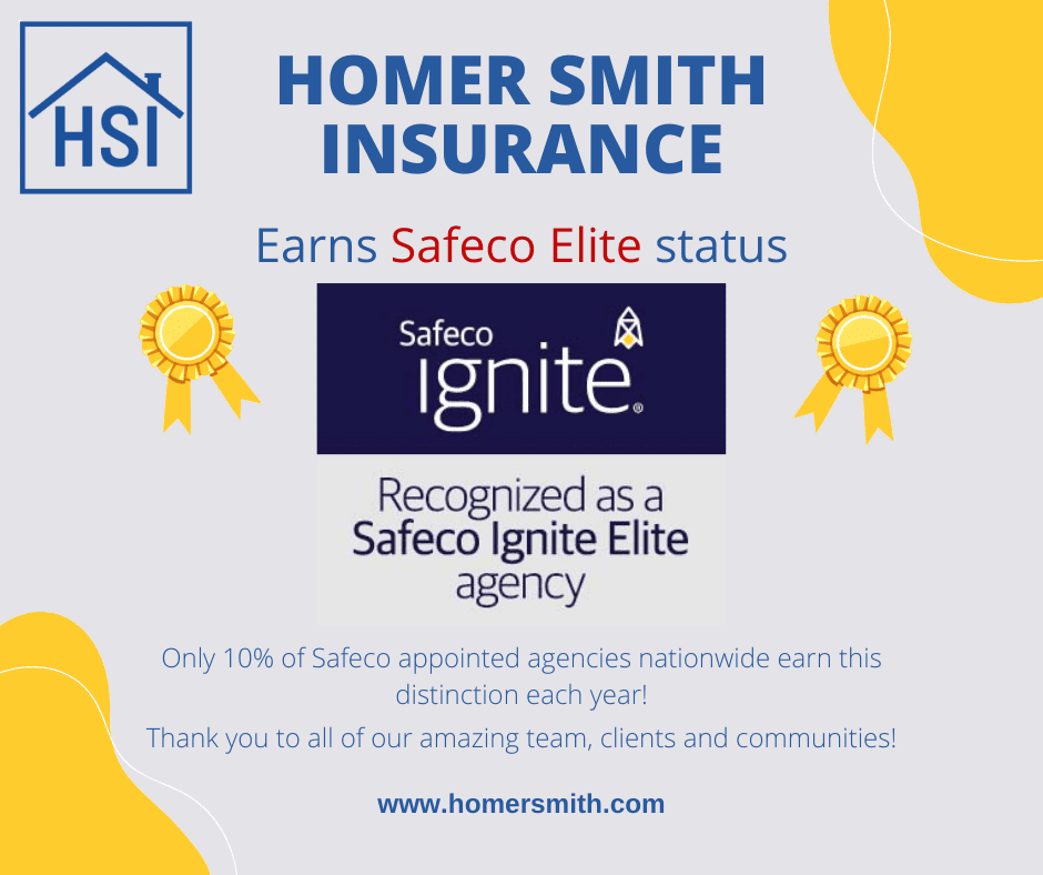 Blog - Homer Smith Insurance is honored as a Safeco Ignite Elite agency